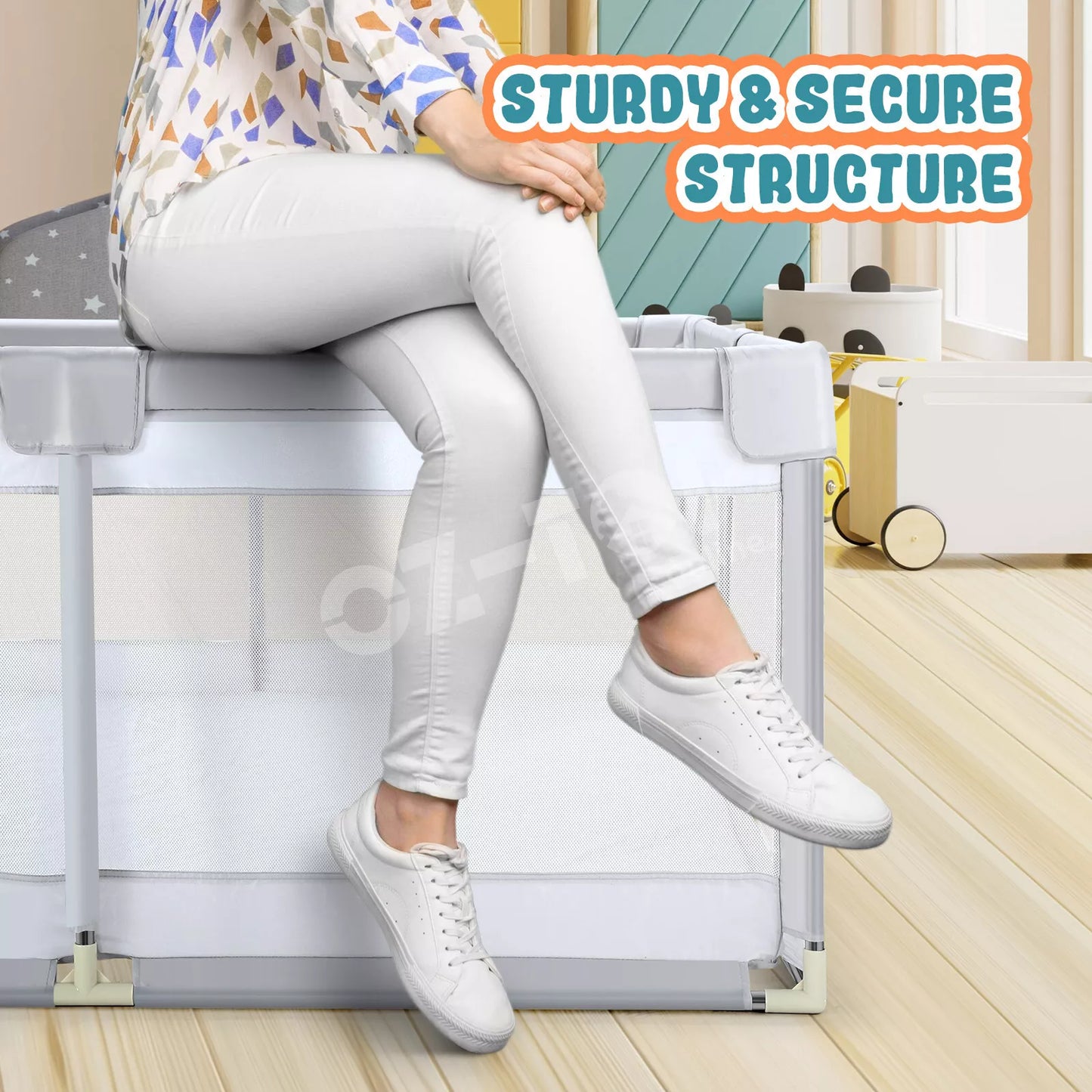 Playpen Play Fence Playpals Playen Gym Mat 150 x 180cm