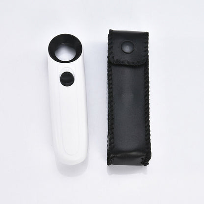 40X Magnifier Glass Jeweler Eye with 2 LED Lights