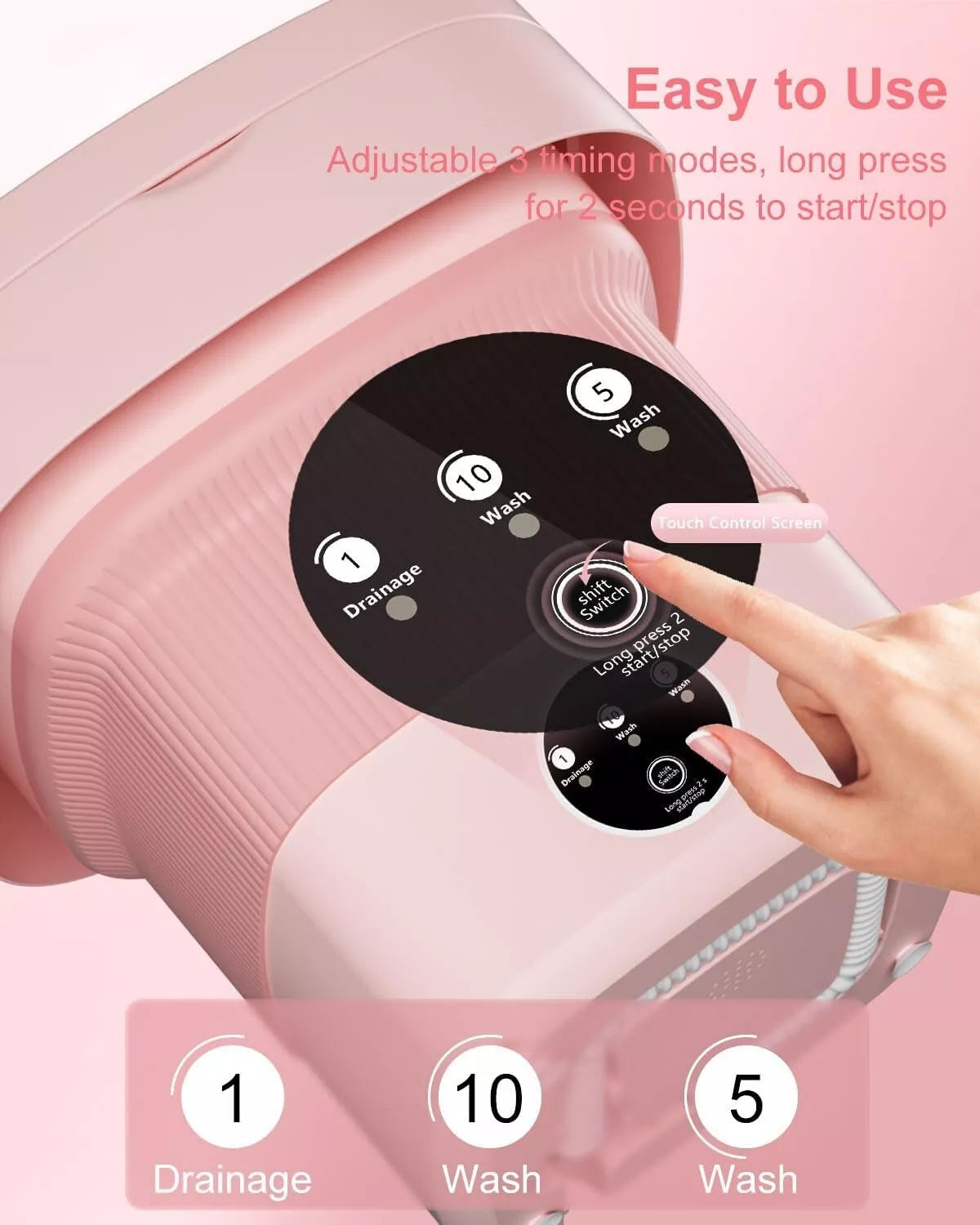 8L Foldable Washing Machine Mini Underwear Laundry Machine