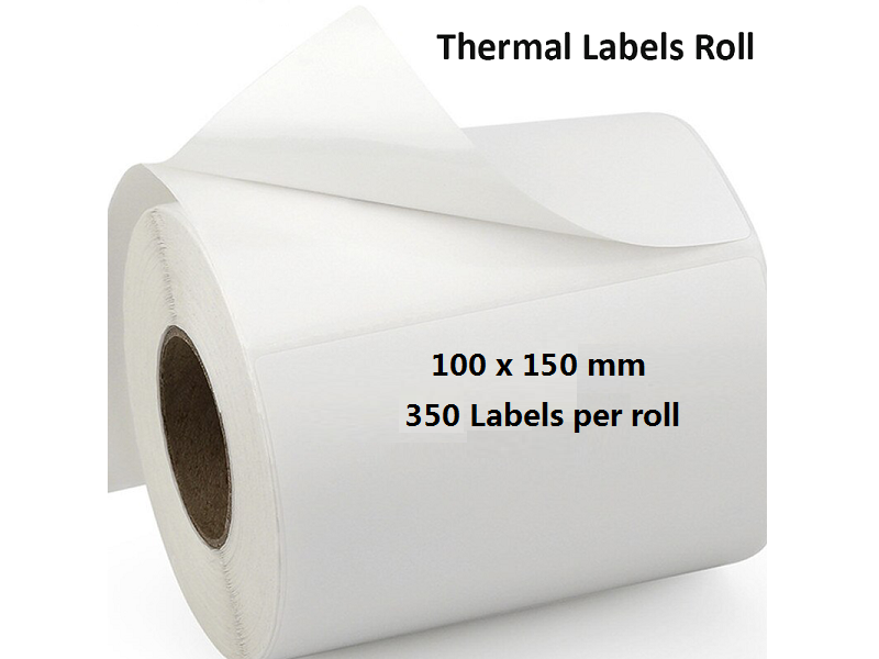 12 Rolls Premium 100x150mm Direct-thermal labels 350pcs/roll Self Adhesive Label