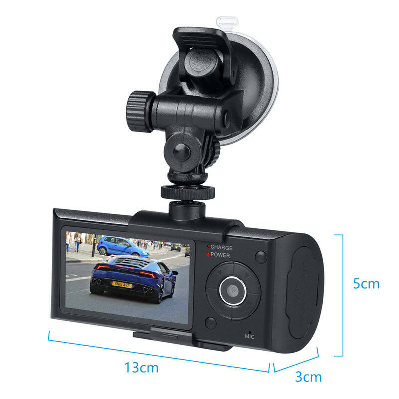 Dual Car Dash Camera with GPS - Front and Rear