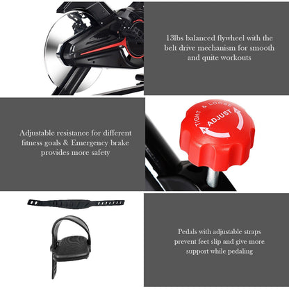 Exercise Bike for Home & Gym Spin Bike Bicycle