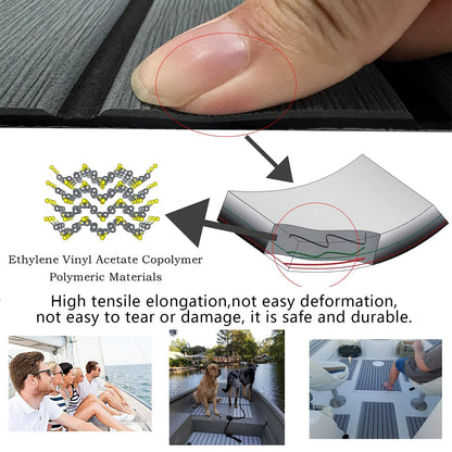 Marine Carpet Teak Boat Flooring Mat EVA