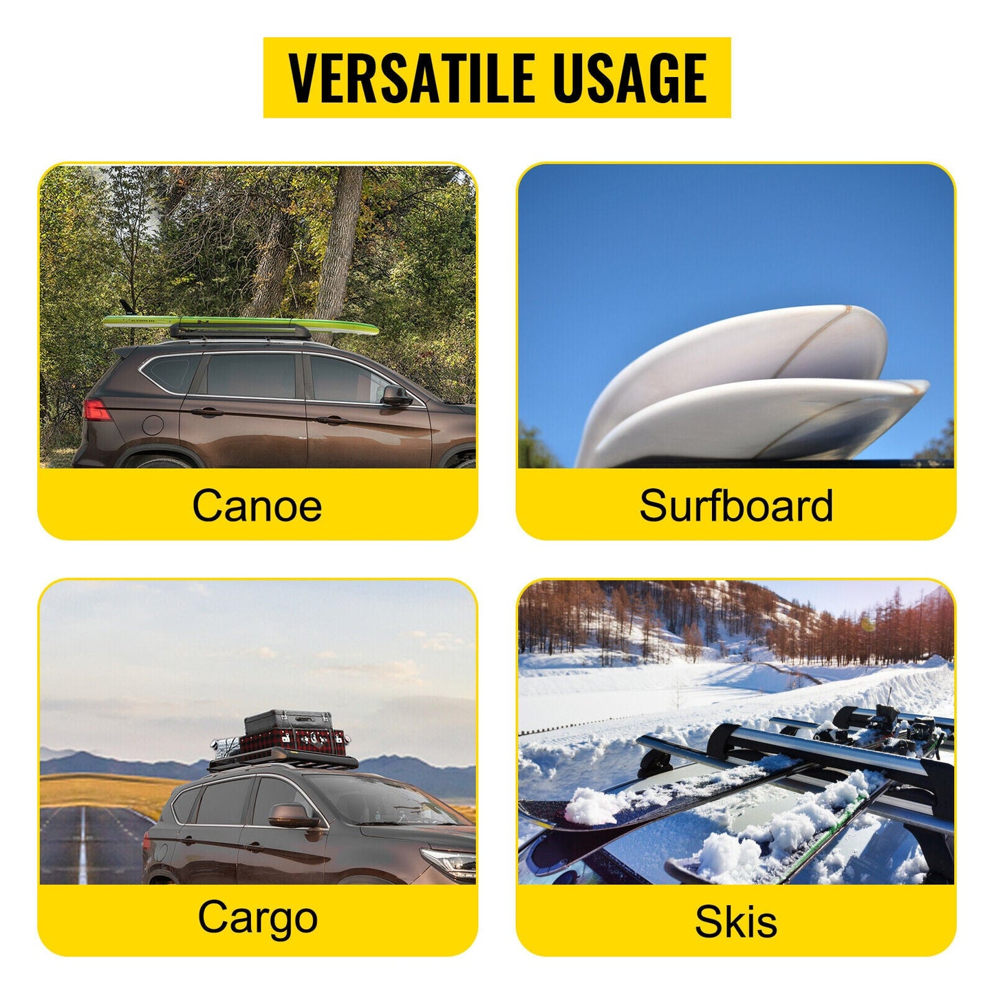 Universal Roof Rack Basket