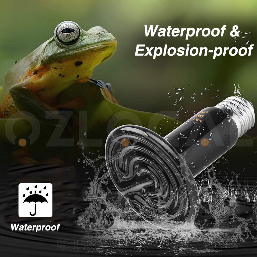 Reptile Light Ceramic Heat Lamp 100W