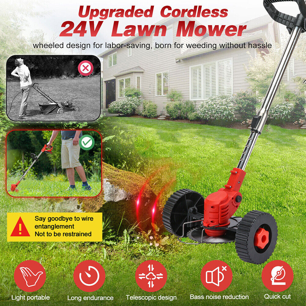Weed Eater and Grass Trimmer Lawn Mower