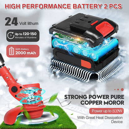 Weed Eater and Grass Trimmer Lawn Mower