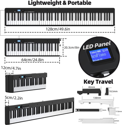 88key keyboard Digital Stage Piano, Digital Piano with cover