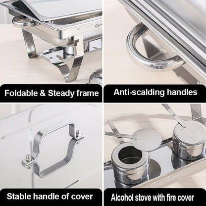 Chafing Dish Food Warmer Stove 11L