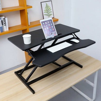 Height Adjustable Computer Desk Table