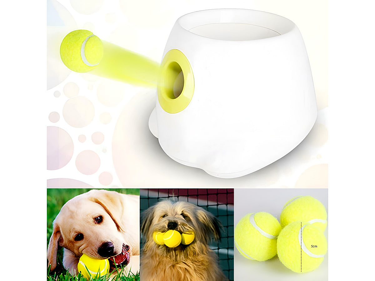 Creative Dog Pet Toys Tennis Launcher Ball Thrower