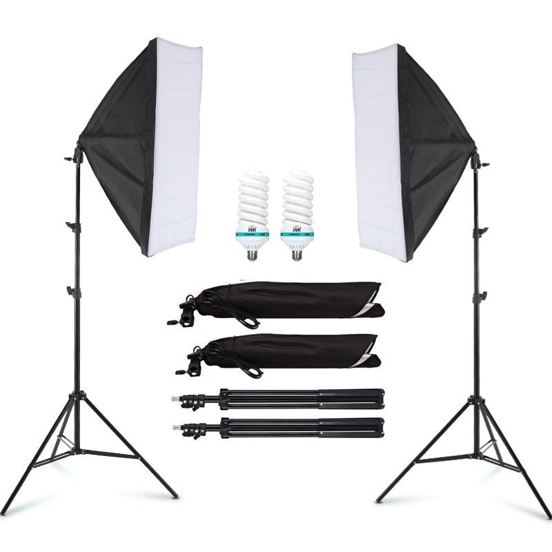 Softbox Lighting Kit Professional Studio Photography Light Kit