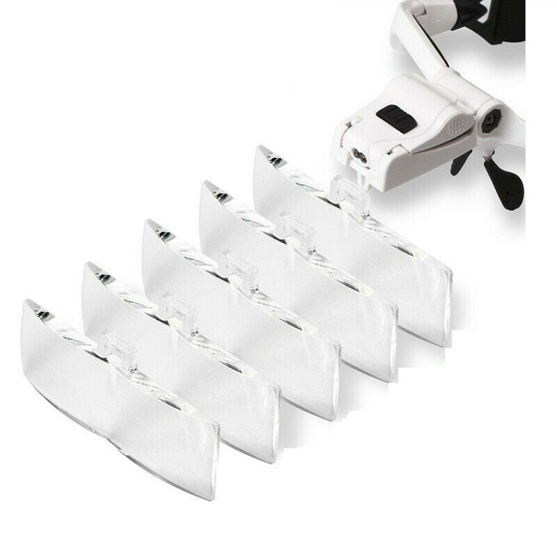 Head Mount Magnifier with LED lamp