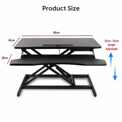 Height Adjustable Computer Desk Table