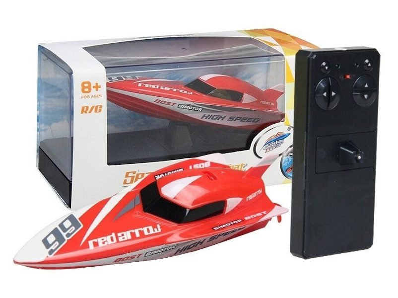 Remote Control Racing Boat - RED