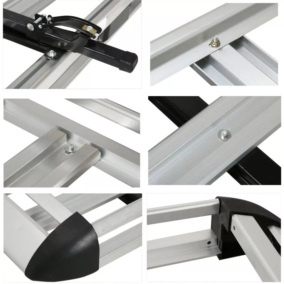 Universal Roof Rack Basket with Net and Rain Ponchos (130cm)