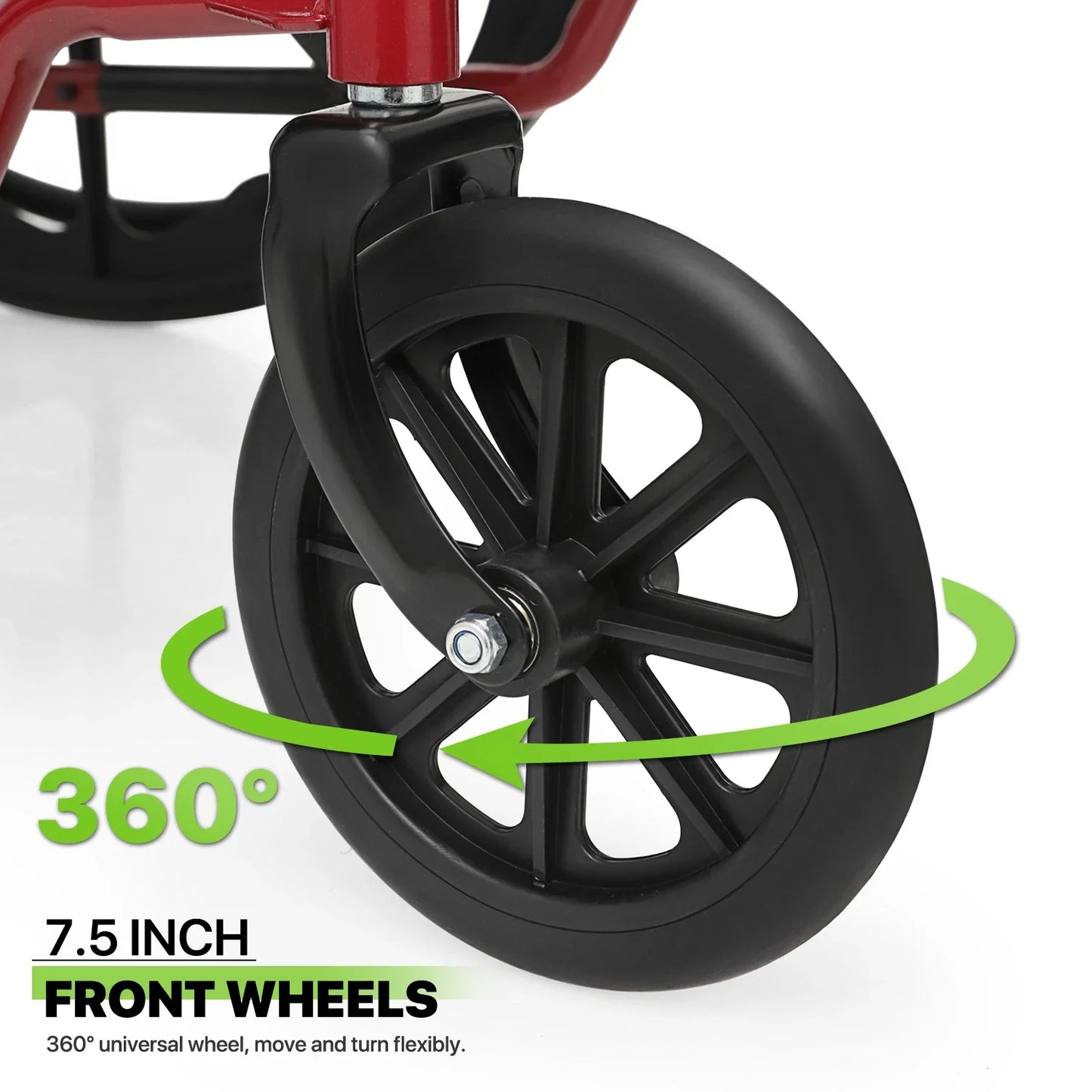Portable Wheelchair Foldable Wheel Chair