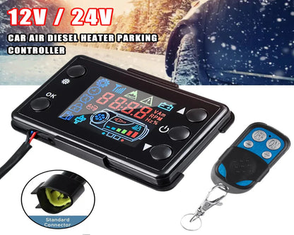 Diesel Air heating system Monitor LCD Switch With Remote