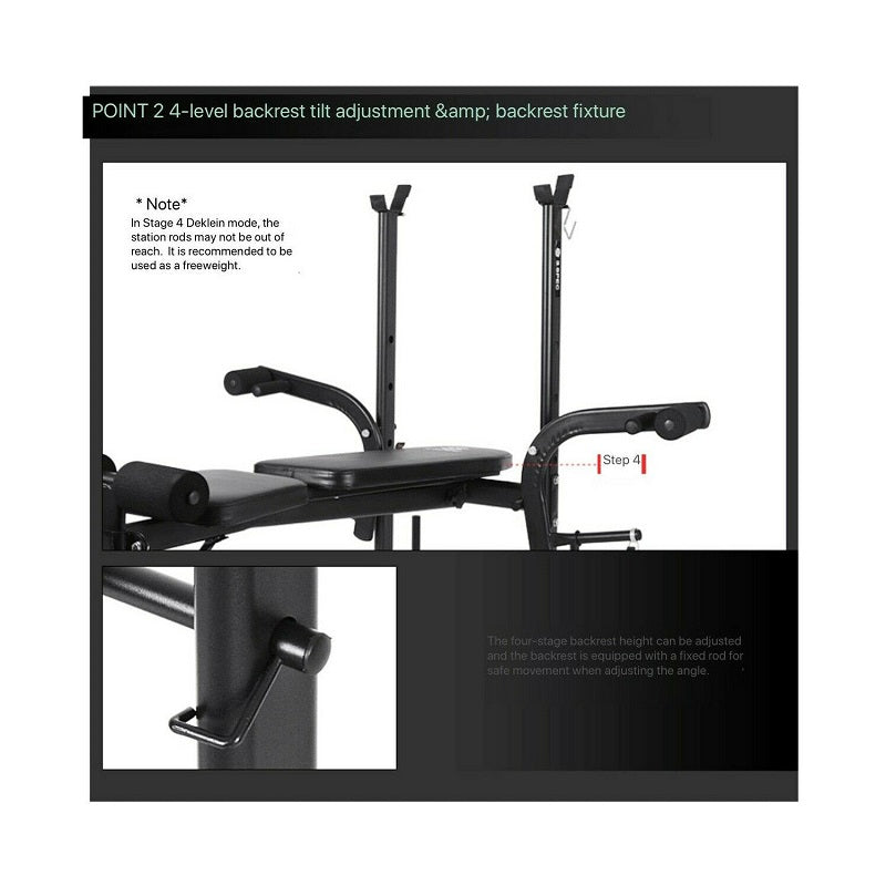 Adjustable FID Sit Up & Weight Bench