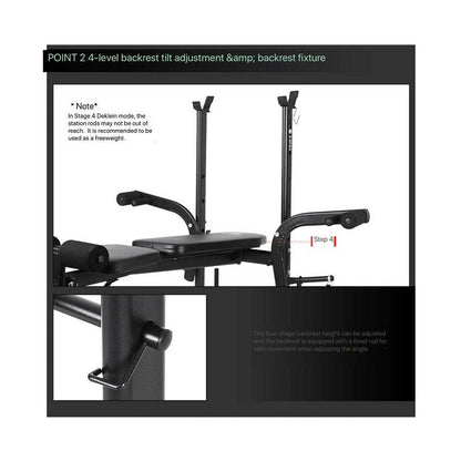 Adjustable FID Sit Up & Weight Bench