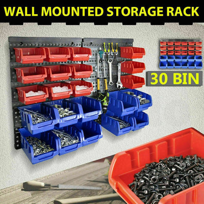 Garage Organiser 30 Bins