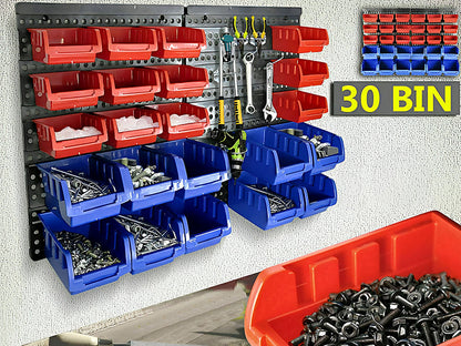 Garage Organiser 30 Bins