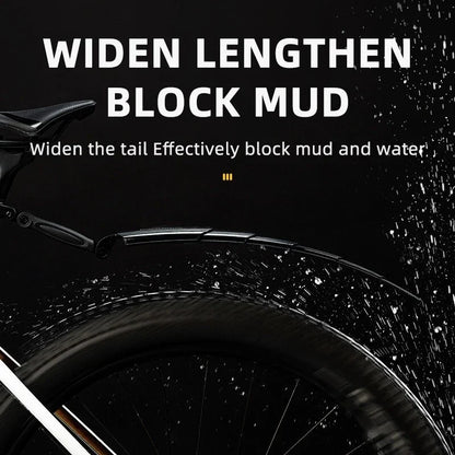 Retractable Bike Fender Adjustable Front & Rear Mudguard for MTB Bike