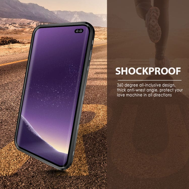 Waterproof Shockproof Case for Samsung Galaxy S10 Plus
