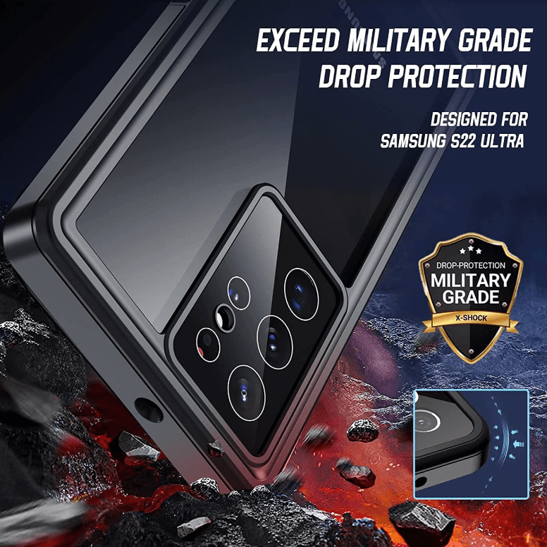 Redpepper Waterproof Case for Samsung S24 Ultra | Full Protection