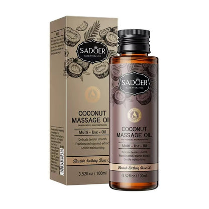 SADOER Coconut Body Massage Oil – 100ml