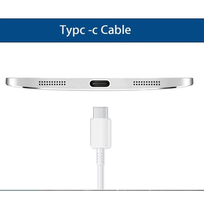Charger Cable for Samsung Phones & Tablets - USB to Type C (1.2m) (White)