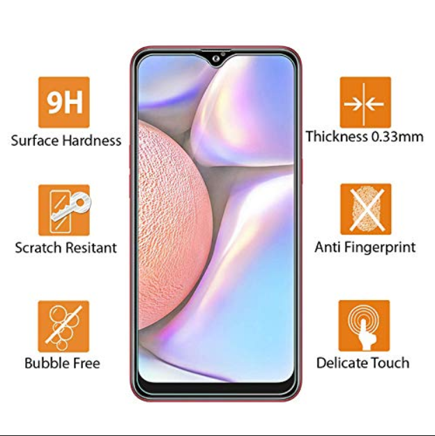 Samsung Galaxy A03s Tempered Glass Screen Protector – 9H Hardness