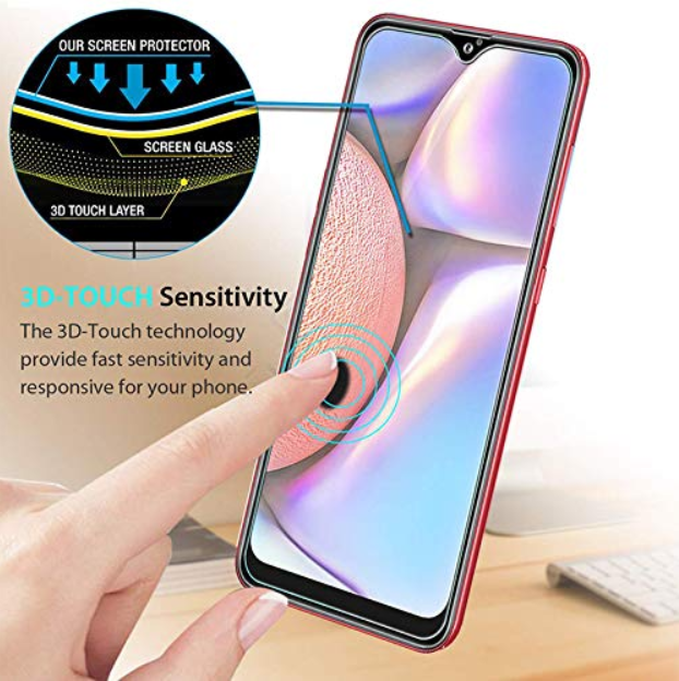 Samsung Galaxy A13 Clear Tempered Glass Screen Protector – 9H Hardness
