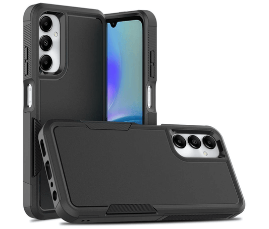 Samsung Galaxy A05 Dual Layer Armor Hard Case – Black