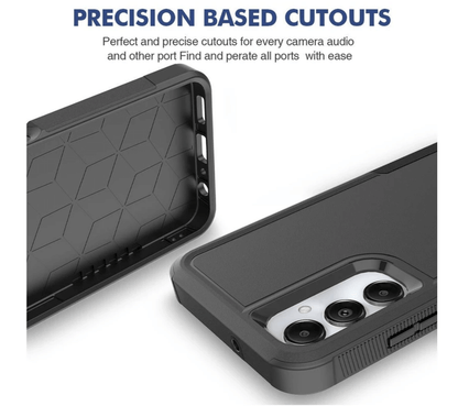 Samsung Galaxy A05 Dual Layer Armor Hard Case – Black