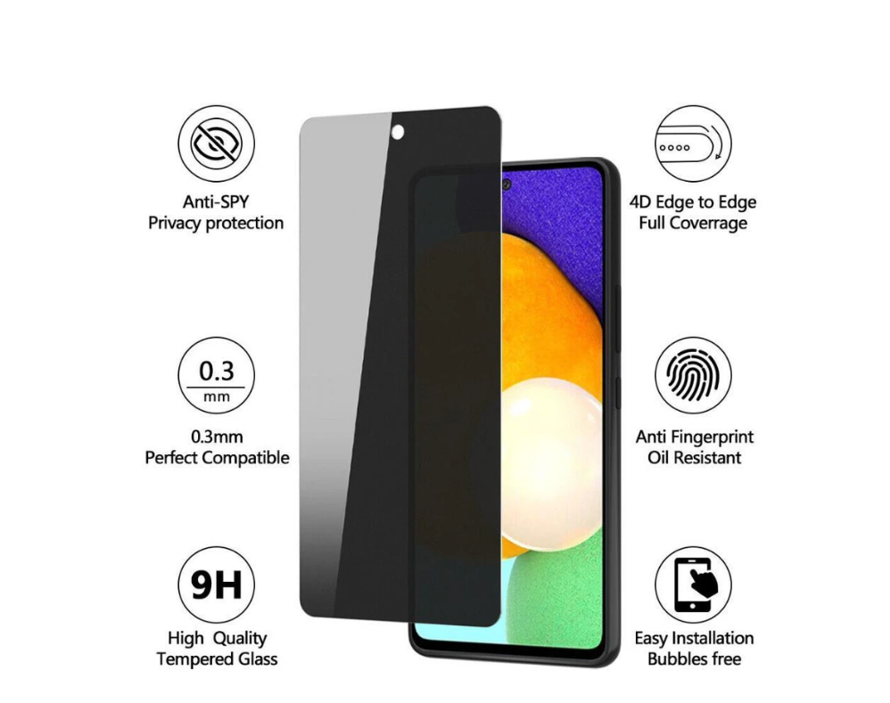 Samsung Galaxy A06 Glass Privacy Screen Protector (2 Pack)