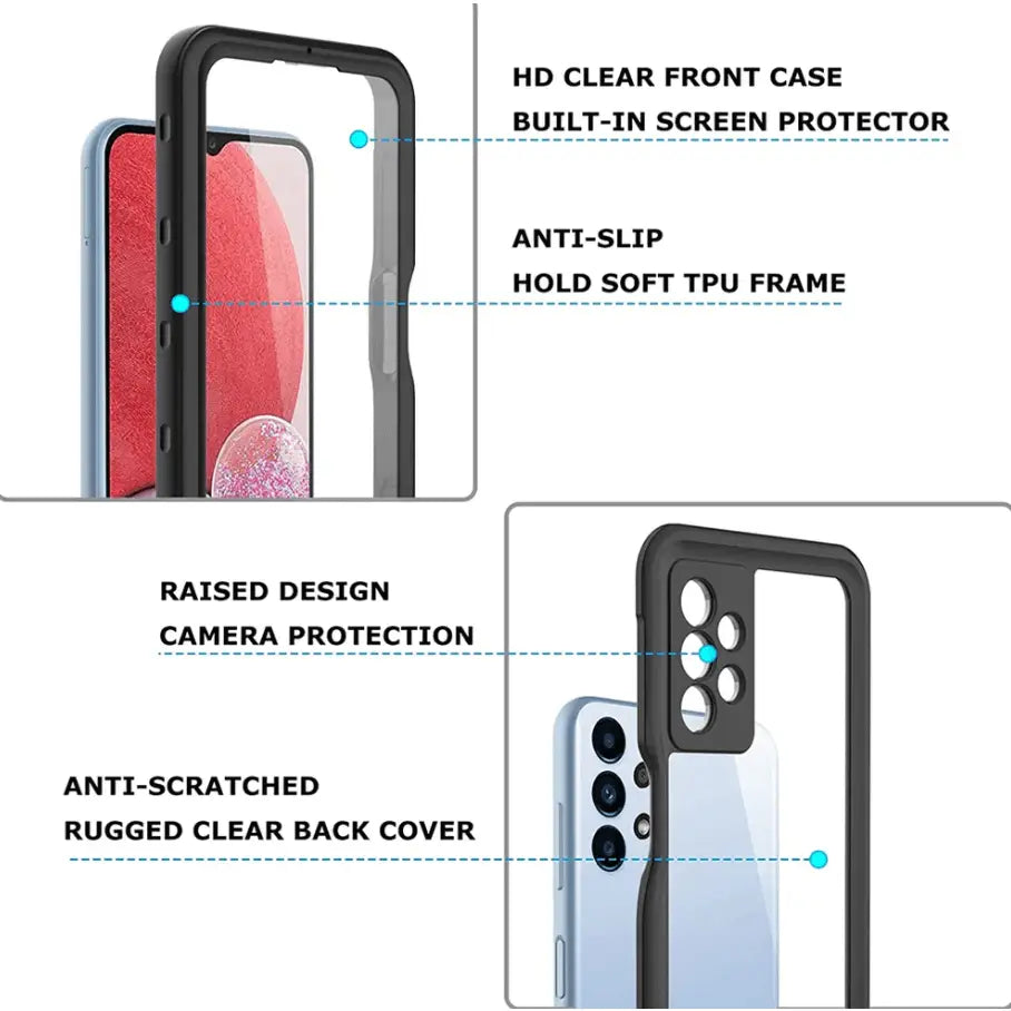 Samsung Galaxy A13 4G Waterproof Case Redpepper Full Protection