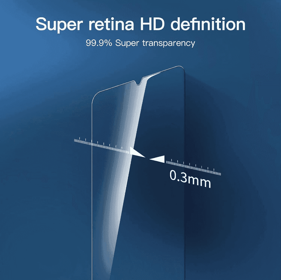 Samsung Galaxy A22 4G Tempered Glass Screen Protector – 9H HD Clear 2.5D Rounded Edge