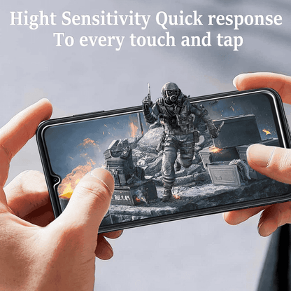 Samsung Galaxy A22 4G Tempered Glass Screen Protector – 9H HD Clear 2.5D Rounded Edge