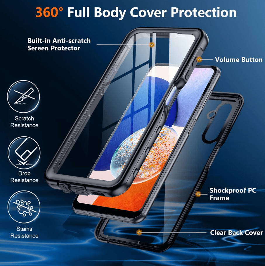 Samsung Galaxy A14 4G/5G Waterproof Case Redpepper Full Protection