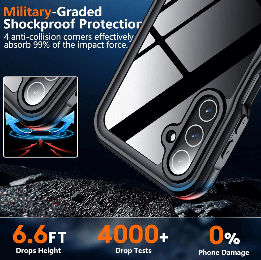 Samsung Galaxy A14 4G/5G Waterproof Case Redpepper Full Protection