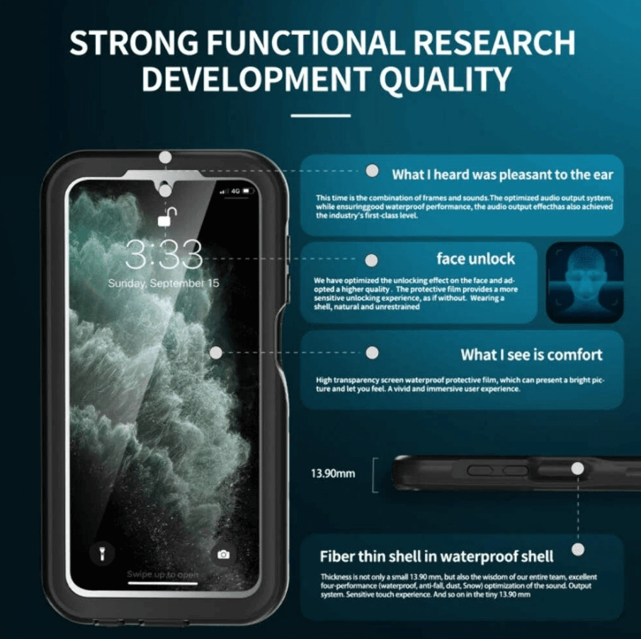 Samsung Galaxy A16 5G Waterproof Case Redpepper Full Protection