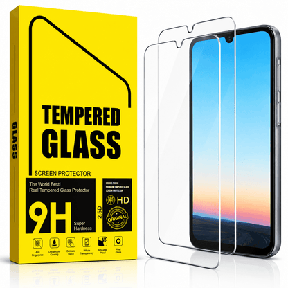 Samsung Galaxy A16 5G Tempered Glass Screen Protector (2 Pack) – 9H HD Clear 2.5D Rounded Edge