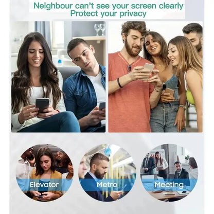 Samsung Galaxy A25 Privacy Tempered Glass Screen Protector – 9H HD Anti-Spy, 2.5D Rounded Edge, Impact & Scratch Resistant