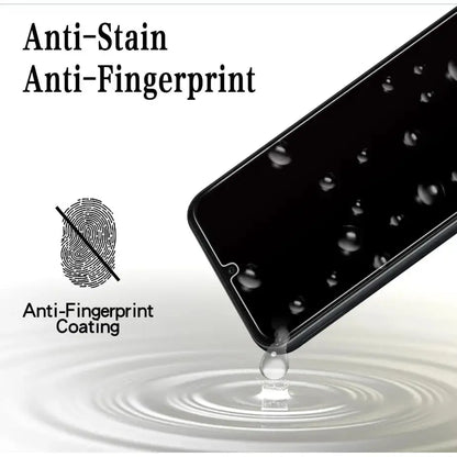 Samsung Galaxy A25 Privacy Tempered Glass Screen Protector – 9H HD Anti-Spy, 2.5D Rounded Edge, Impact & Scratch Resistant