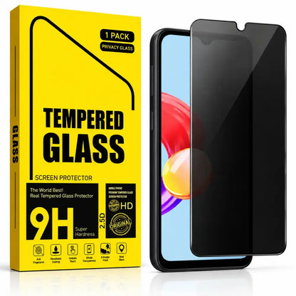 Samsung Galaxy A25 Privacy Tempered Glass Screen Protector – 9H HD Anti-Spy, 2.5D Rounded Edge, Impact & Scratch Resistant