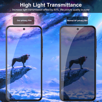 Samsung Galaxy A57 5G Privacy Tempered Glass Screen Protector – 9H HD Anti-Spy, 2.5D Rounded Edge, Impact & Scratch Resistant