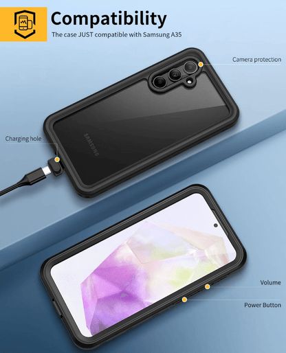 Samsung Galaxy A35 5G Waterproof Case Redpepper Full Protection
