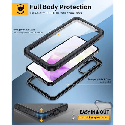 Samsung Galaxy A35 5G Waterproof Case Redpepper Full Protection