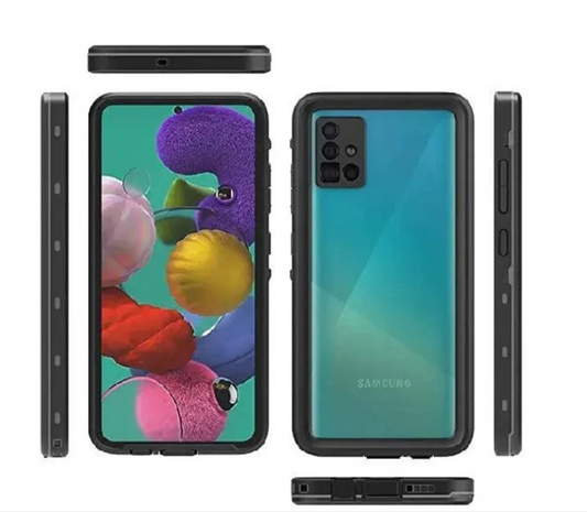 Waterproof & Shockproof Case for Samsung Galaxy A51 – Clear Protective Cover